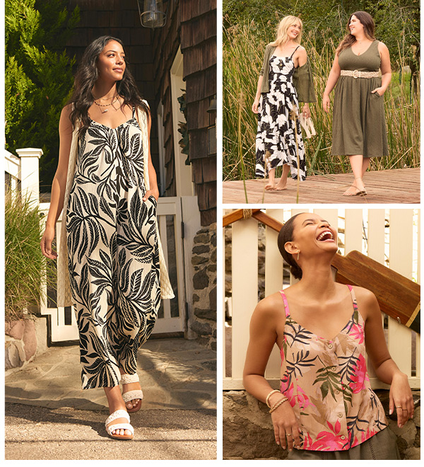 Models wearing maurices clothing.