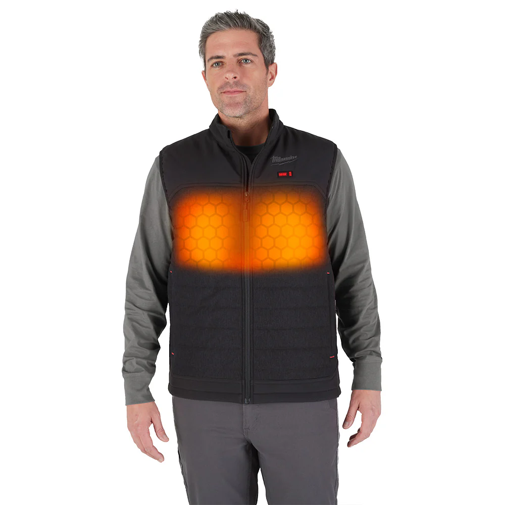 Image of Milwaukee M300B-21M M12 12V Durable Li-Ion Heated AXIS Vest