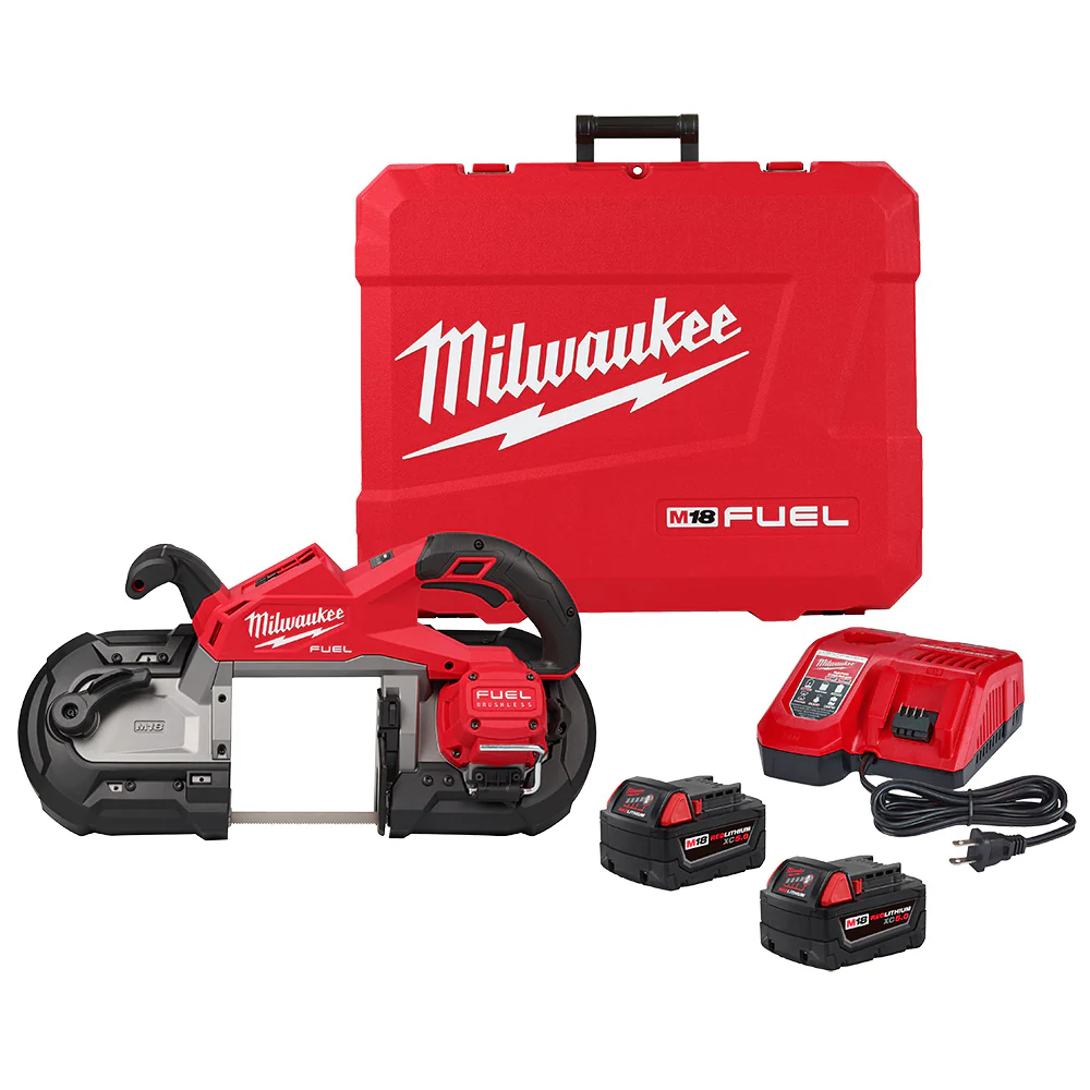 Image of Milwaukee 2929-22 M18 FUEL Brushless Cordless Lightweight Deep Cut Band Saw Kit