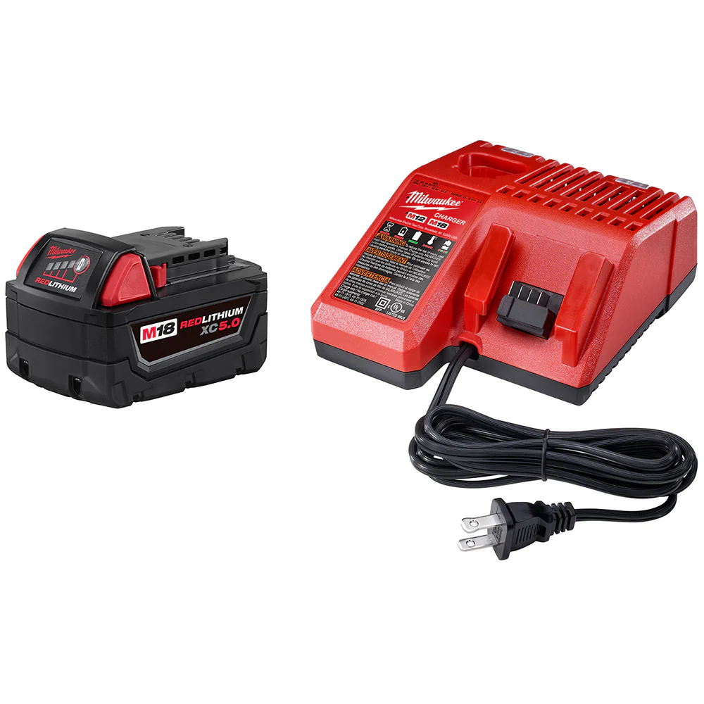 Image of Milwaukee 48-59-1850 M18 18V 5.0Ah REDLITHIUM XC System Starter Kit