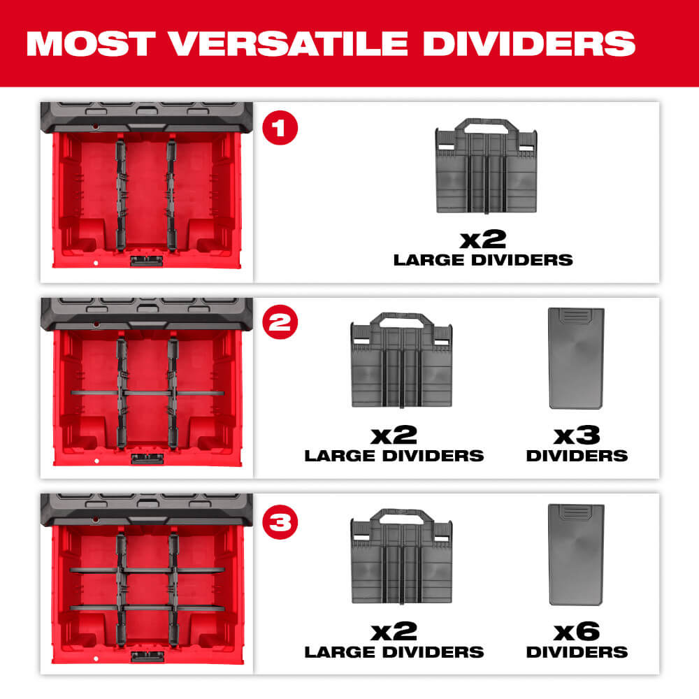 NEW! Milwaukee 48-22-8420 PACKOUT Rolling Drawer Tool Box w/ 250-Pound Capacity