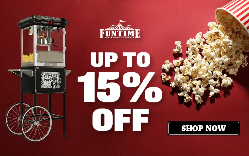 Funtime Up To 15% Off Popcorn Machines