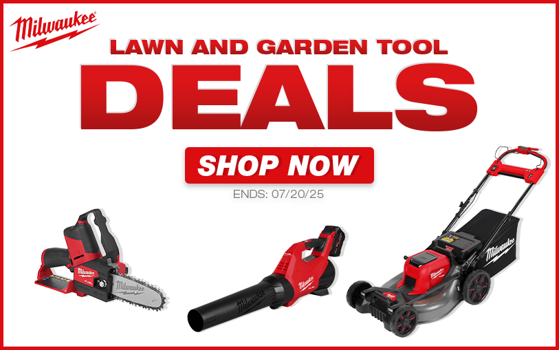 Shop Lawn & Garden Tool Deals From Milwaukee
