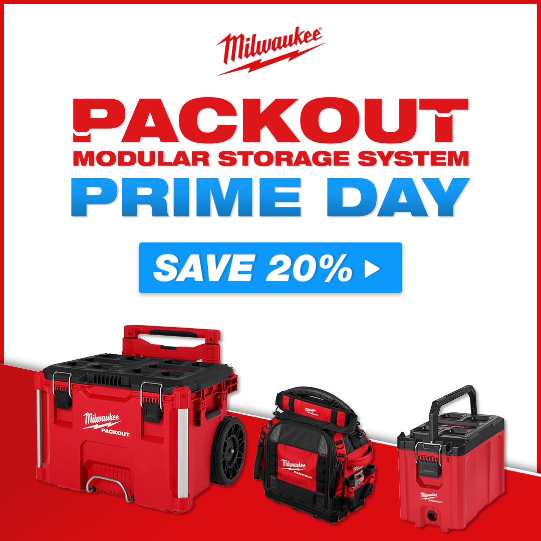 Milwaukee PACKOUT Modular Storage System | Prime Day Savings | Save 20% Off Select PACKOUT Items