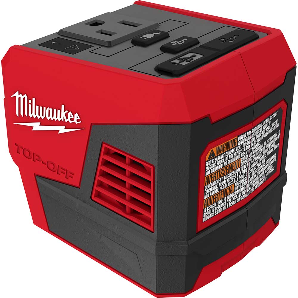 Image of Milwaukee 2846-20 M18 18V 175W TOP-OFF Li-Ion Compact Inverter Power Supply