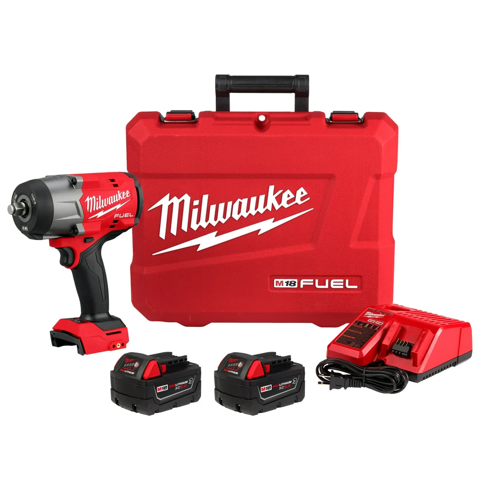 Image of Milwaukee 2967-22 M18 FUEL 18V 1/2" High Torque Impact Wrench Friction Ring Kit