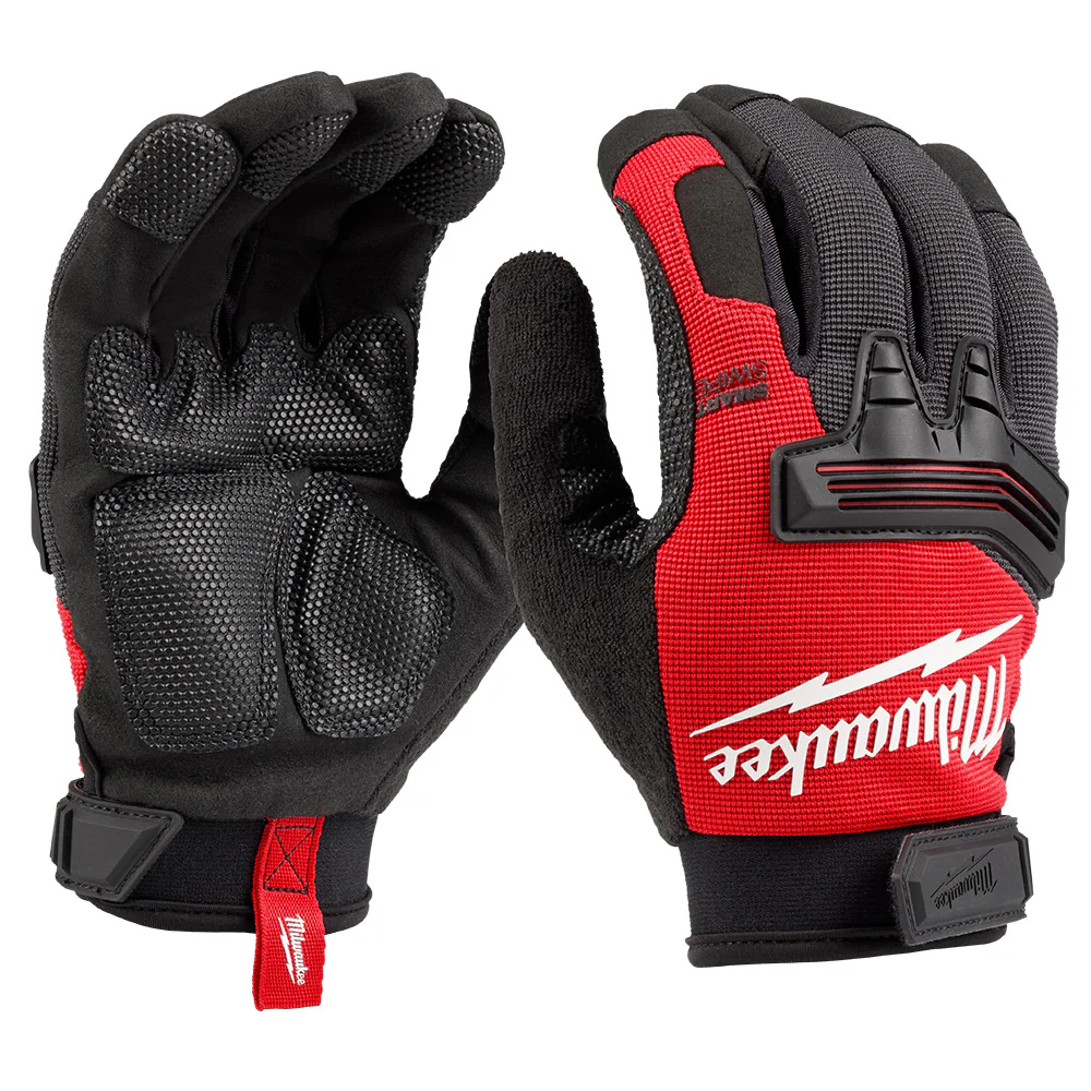 Image of Milwaukee 48-73-8533 Wrecking Work Gloves XL w/ TPR Knuckle Protection