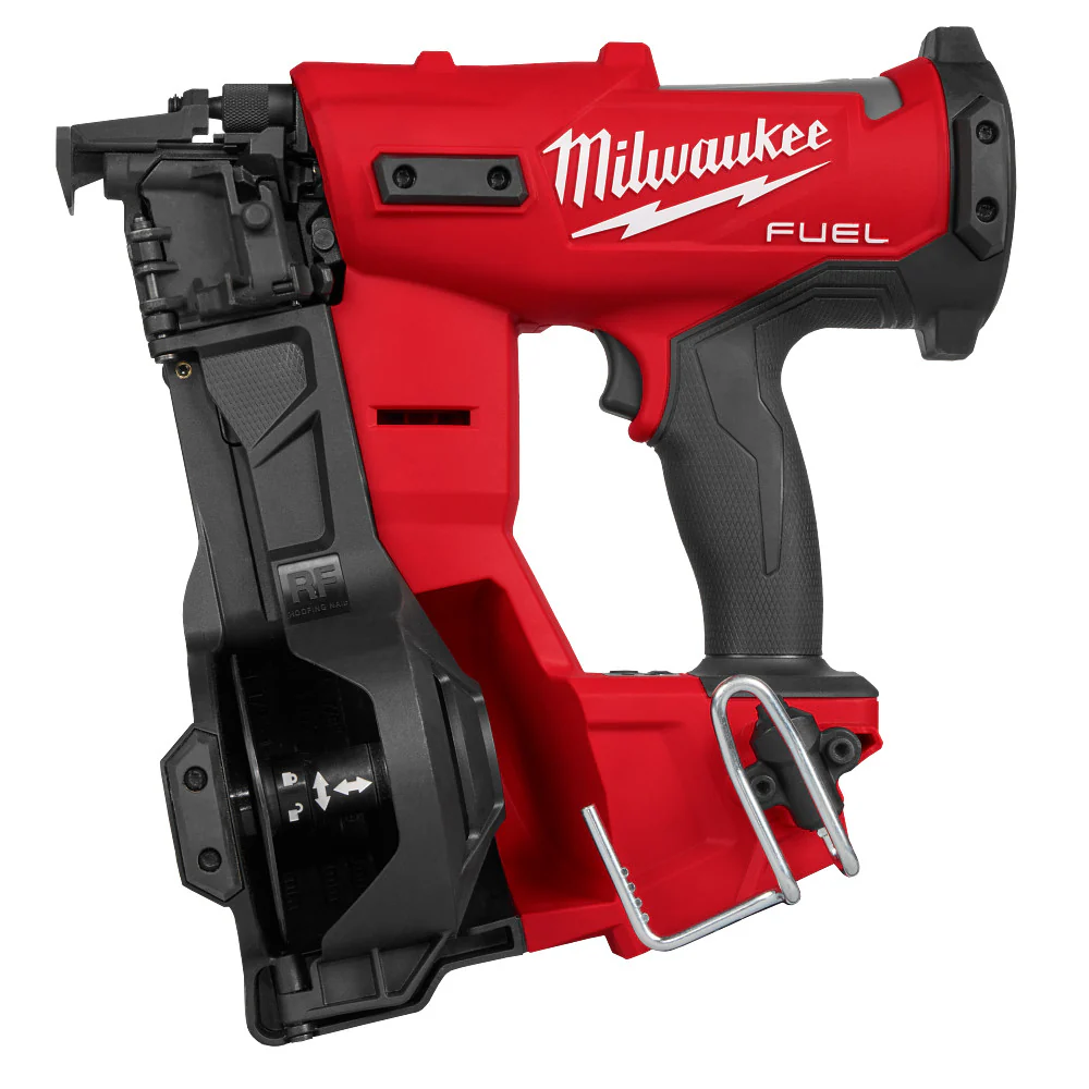 Image of Milwaukee 2909-20 M18 FUEL 18V Cordless Li-Ion Coil Roofing Nailer - Bare Tool