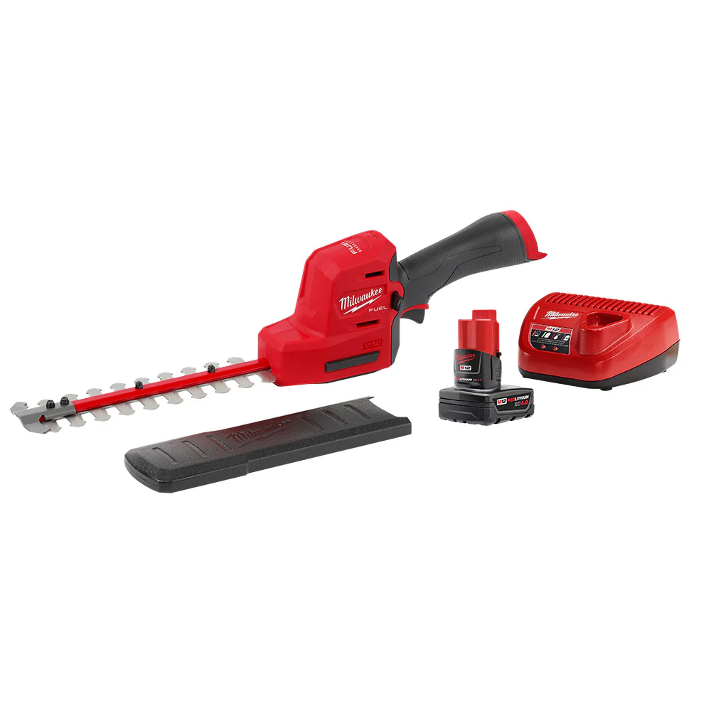Image of Milwaukee 2533-21 M12 FUEL 8" Cordless Hedge Trimmer Kit
