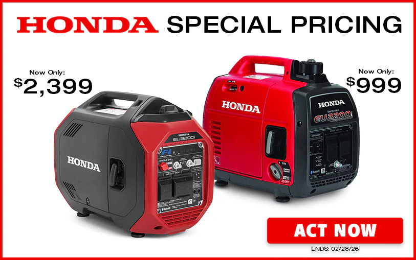 Honda Special Pricing | Save Now On Select Honda Inverters