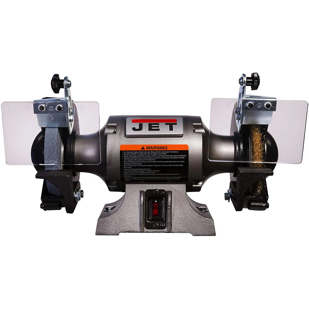 Image of JET 577126 JBG-6W 115V 1/2 HP 6" Bench Grinder w/ Wire Wheel