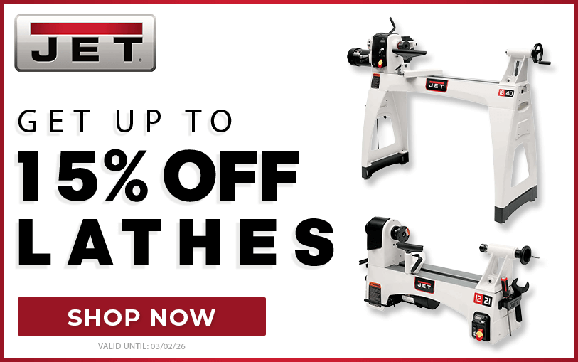 JET | Get Up To 15% Off Select JET Lathes