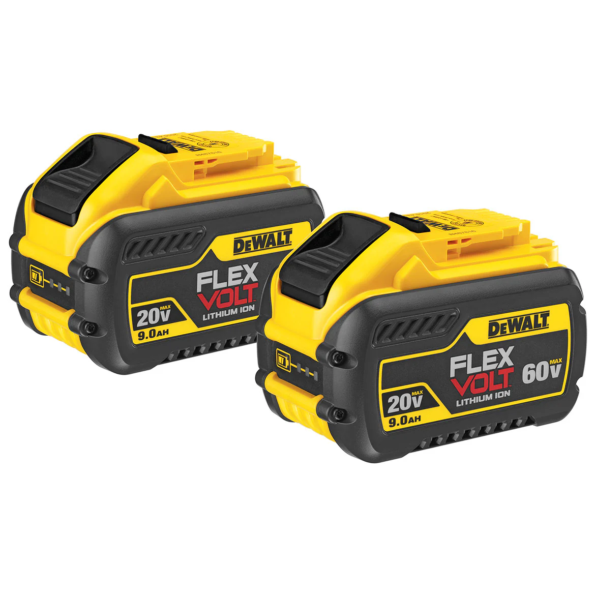 Image of DeWALT DCB609-2 20/60V 9.0Ah MAX FLEXVOLT Lithium-Ion Battery, 2 Pk
