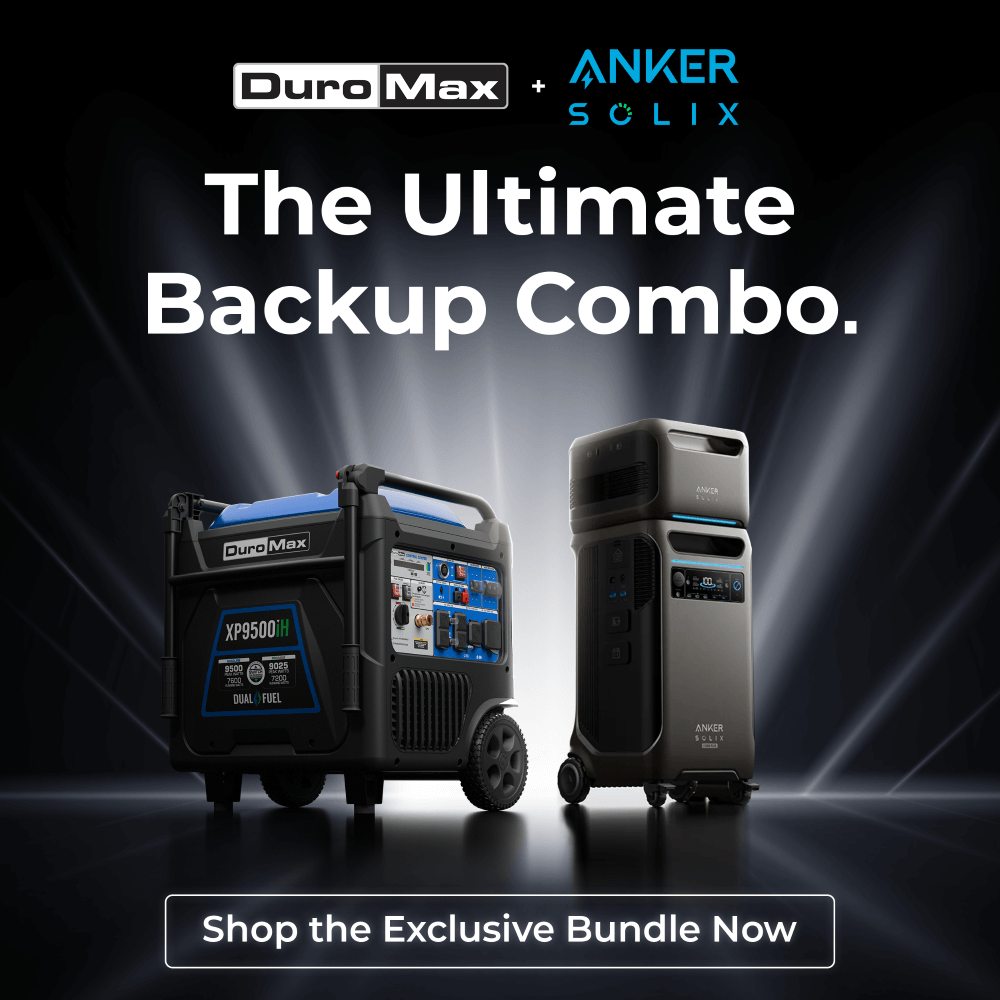 DuroMax + Anker Solix | The Ultimate Backup Combo
