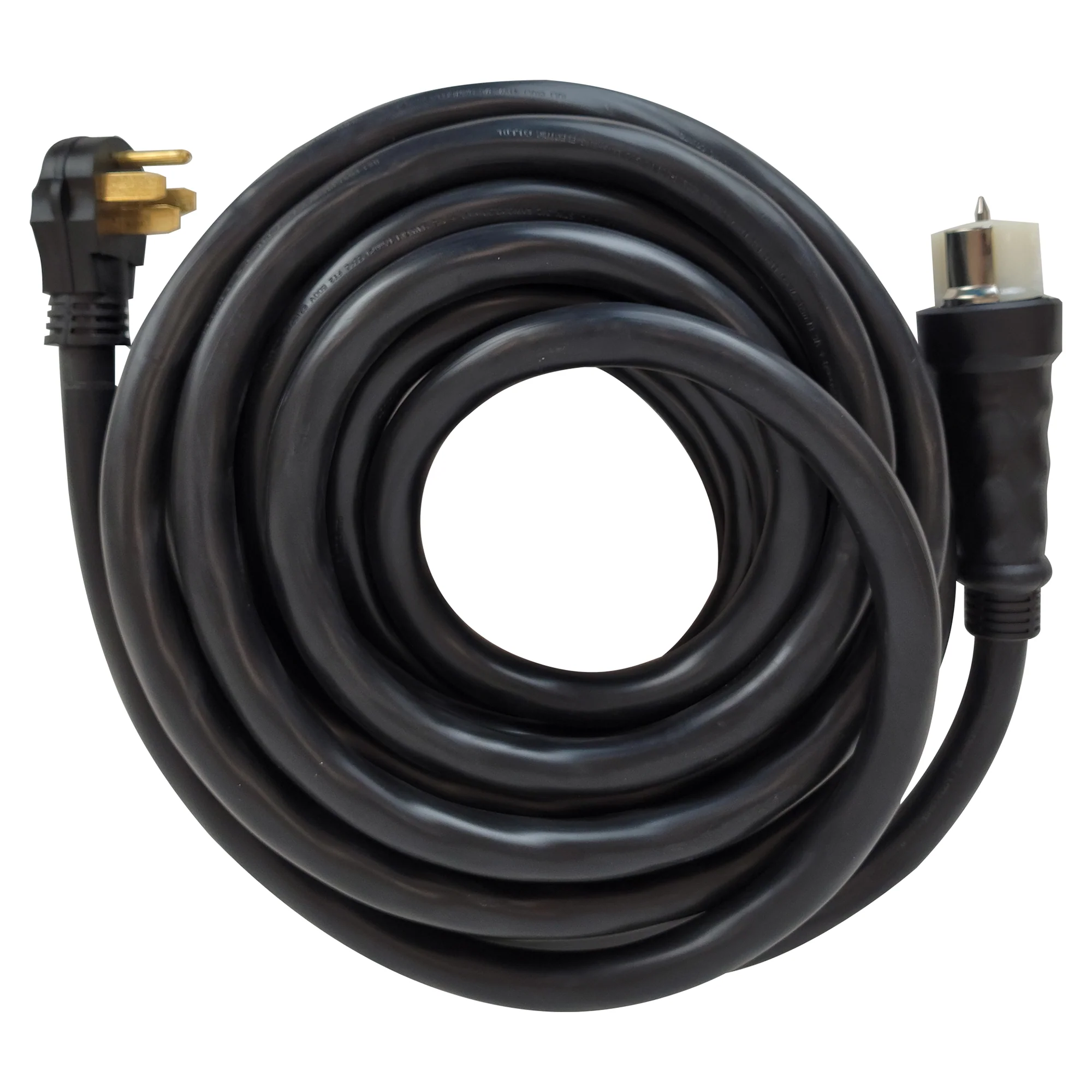 Image of DuroMax XP5050GC 50-Amp 50-Foot 6-Gauge 14-50 CS6364 Heavy Duty Generator Power Cord for Home Power Backup, Black