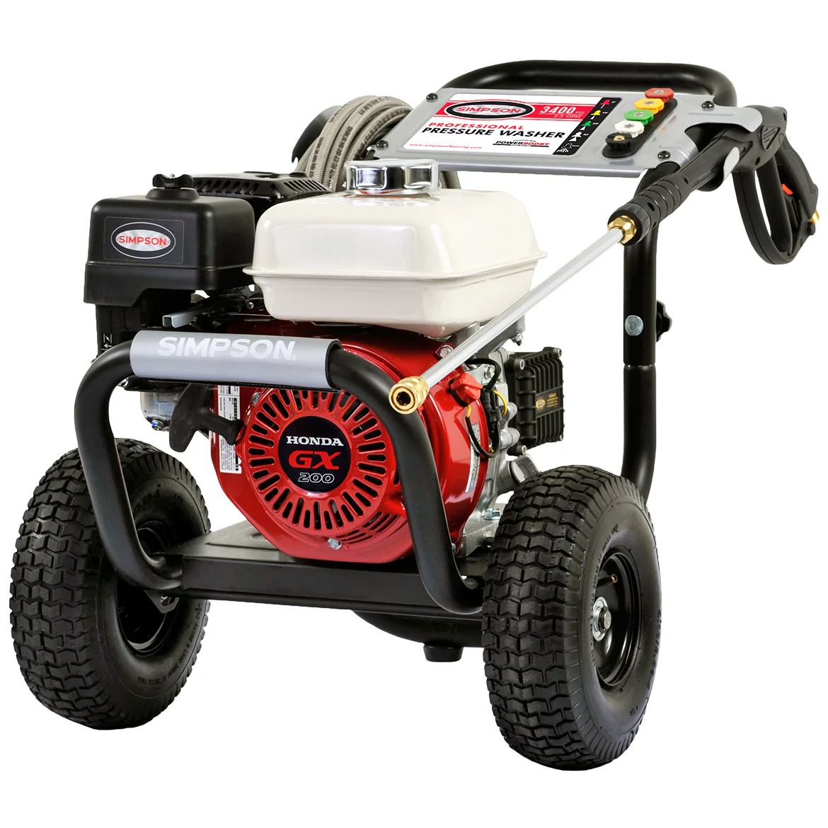 Image of SIMPSON 60995 3,400-Psi 2.5 Gpm Gas Pressure Washer By Honda