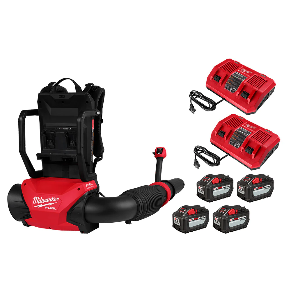 Image of Milwaukee 3009-24HD M18 FUEL 18V Li-Ion Dual Battery Backpack Blower Kit