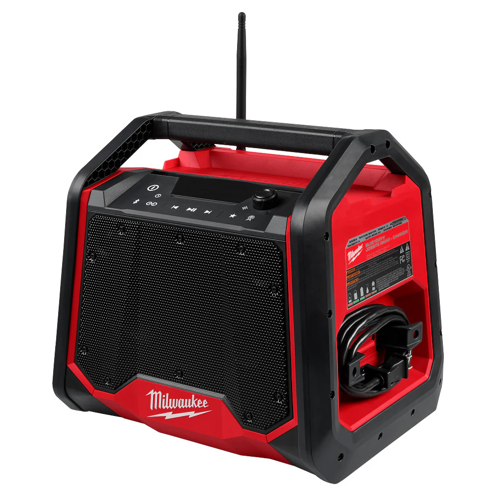Image of Milwaukee 2956-20 M18 18V Bluetooth Jobsite Radio/Charger - Bare Tool