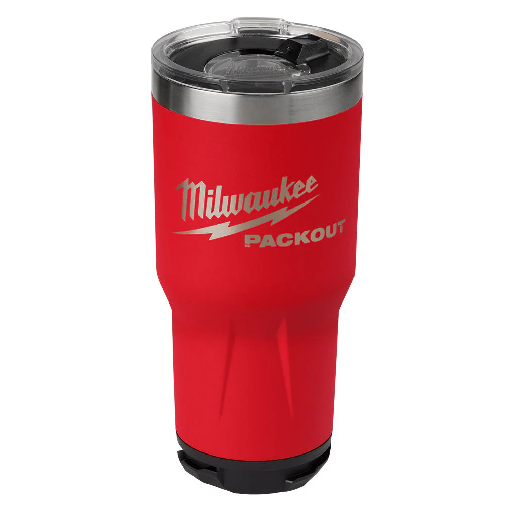 Image of Milwaukee 48-82-8393R PACKOUT 30oz Durable Twist Lock Tumbler - Red