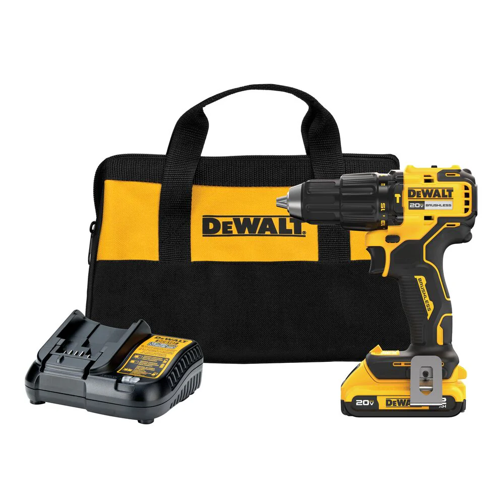 Image of DeWALT DCD798D1 20V MAX 1/2" Brushless Cordless Li-Ion Hammer Drill Kit