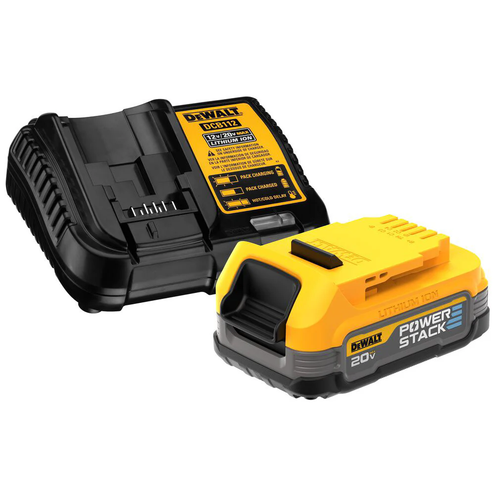 Image of DeWALT DCBP034C 20V MAX POWERSTACK Compact Battery and Charger Starter Kit