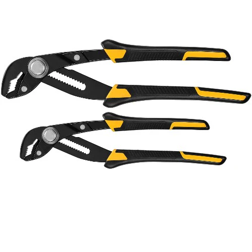 Image of DeWALT DWHT70486 Push-Lock Plier Set 8'' & 10'' - 2 Pk
