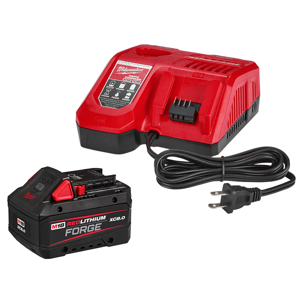 Image of Milwaukee 48-59-1881 M18 18V XC8.0 REDLITHIUM FORGE Starter Kit