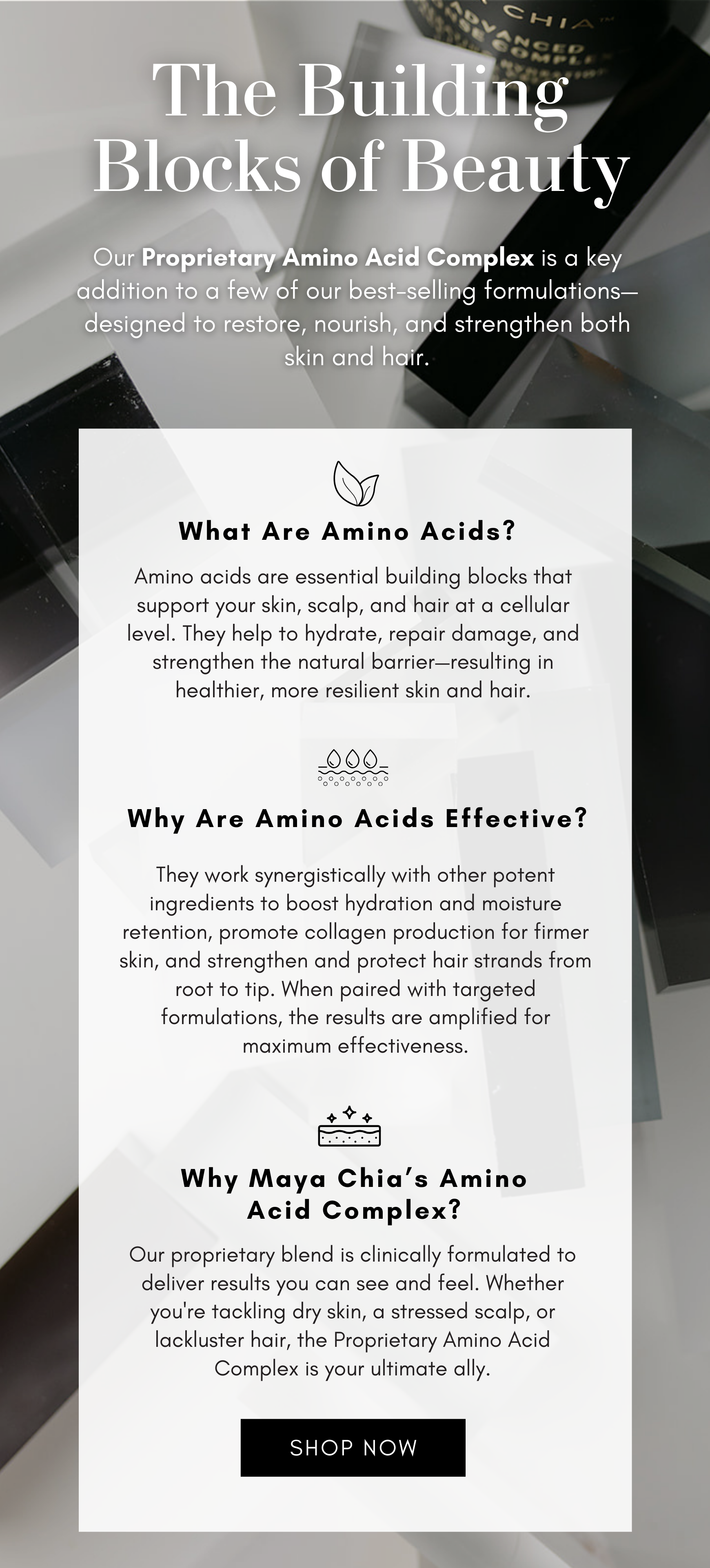 Proprietary Amino Acid Complex Products