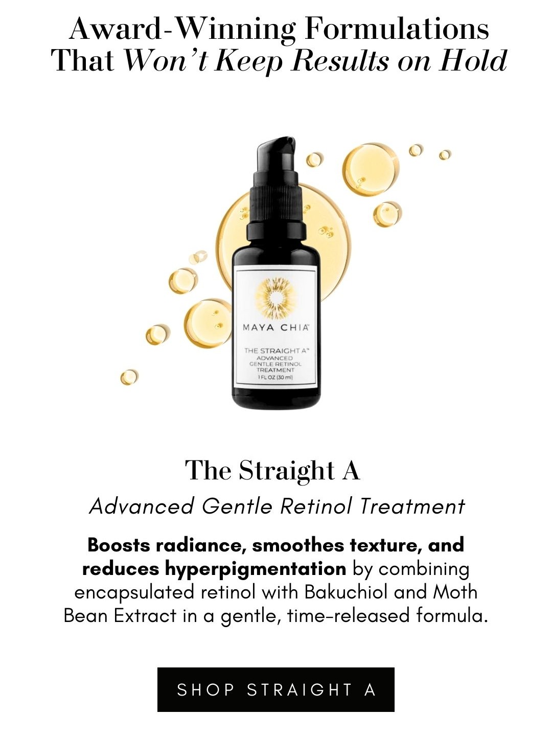 THE STRAIGHT A RETINOL