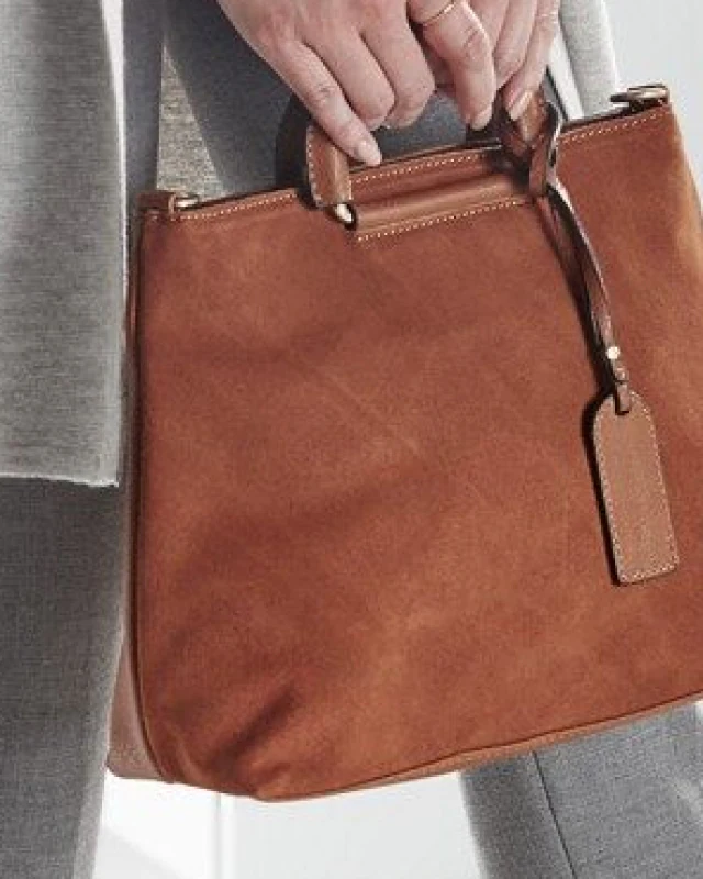 Suede purse
