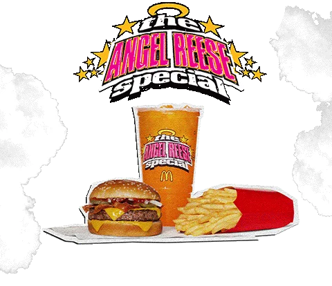 Get the Angel Reese Special, featuring the Barbecue Bacon Quarter Pounder with Cheese, medium fries and medium Orange Hi-C.