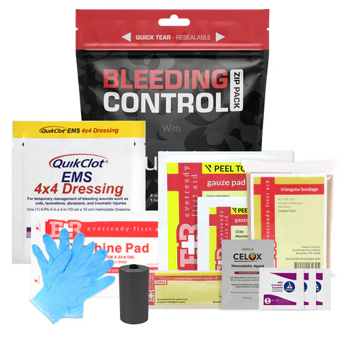Image of MediTac Bleeding Control Zip Pack Feat. QuickClot & Celox
