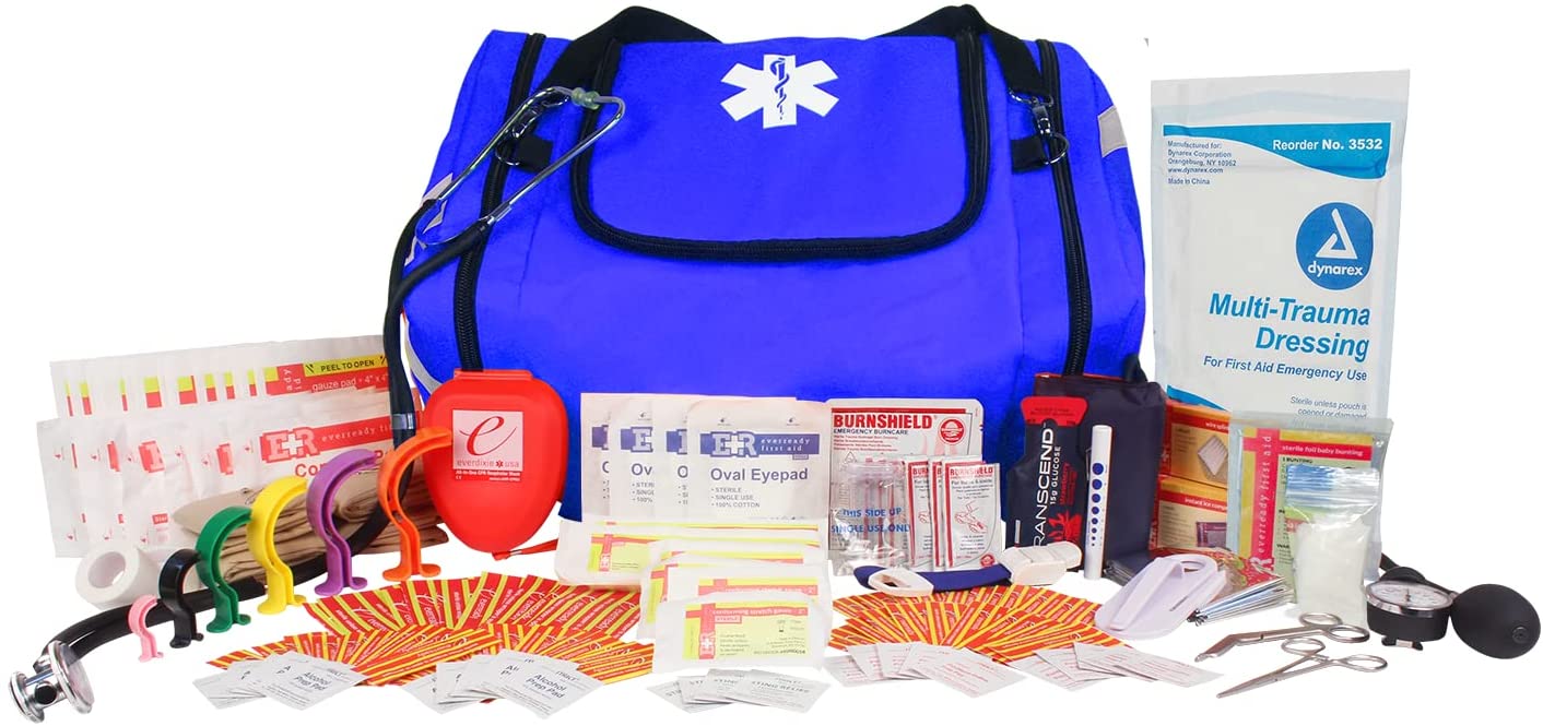 Image of Ever Ready First Aid Fully Stocked First Responder Kit - First Responder II Trauma Kit