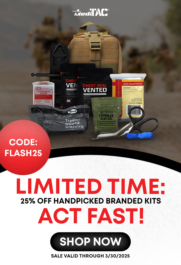 code FLASH25 for 25% off Branded Kits