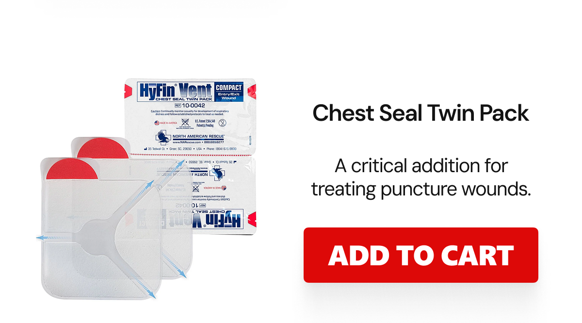 HyFin Vent Compact Chest Seal Twin Pack