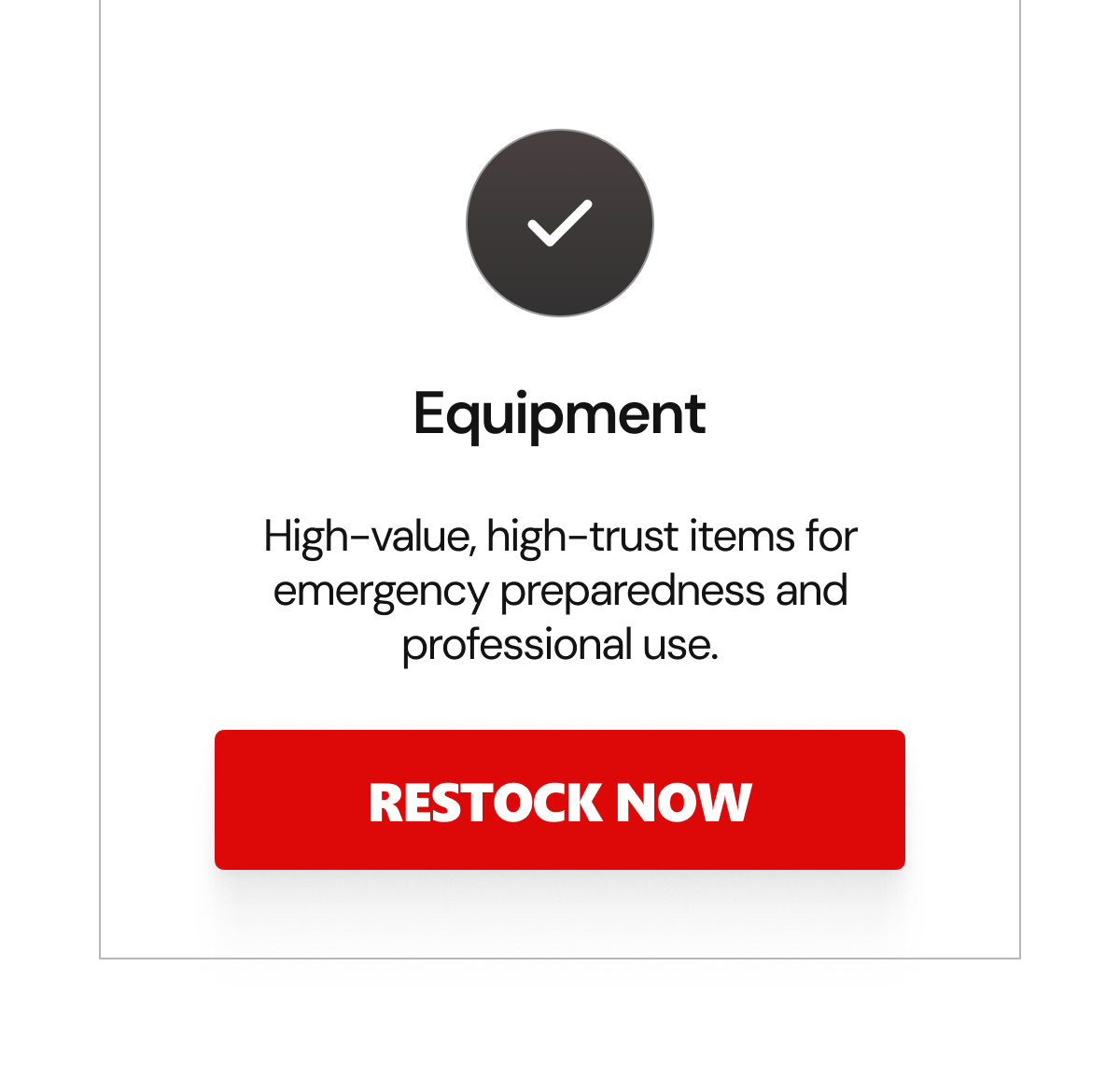 RESTOCK NOW