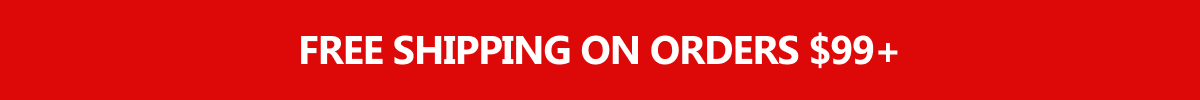 FREE SHIPPING ON ORDERS $99+