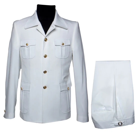 Rossi Man DUKE RM1762 Slim Fit 3-Piece White Suit ƒ?? Modern Formalwear for Men