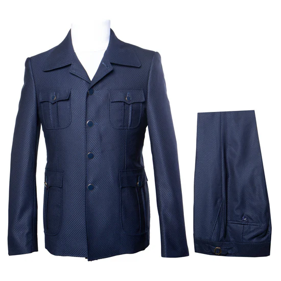 Rossi Man DUKE RM1768 ƒ?? Slim Fit Navy 3-Piece Suit for Men | Stylish Formalwear