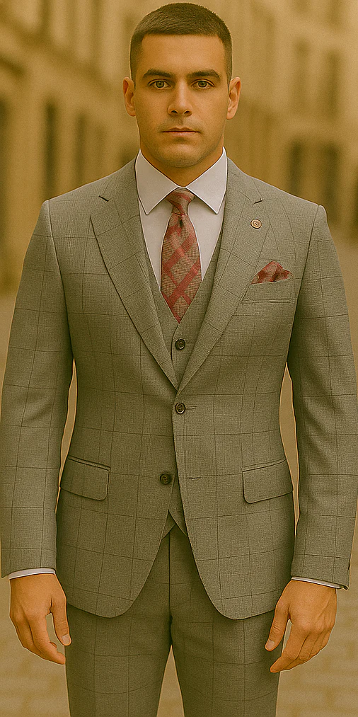 Rossiman Men's Dress Suit – Timeless Classic Formal Suit for Men