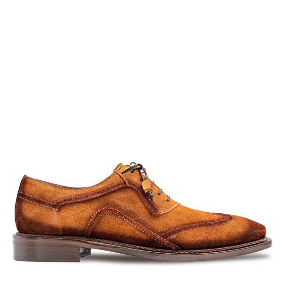 Mezlan Suede Opanka Oxford - Luxury Men's Dress Shoe