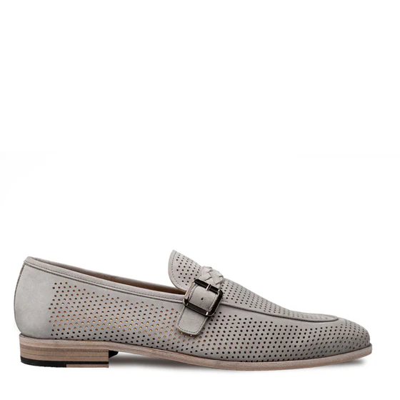 Mezlan Perforated Nubuck Mocassin - Luxury Driving Shoe