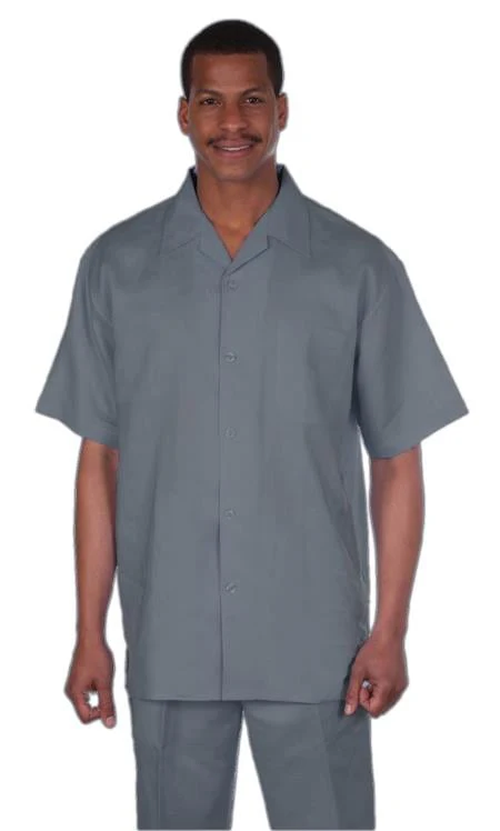 Mens walking suits casual two piece sets Summer Short Sleeve Shirt & Pants Casual Two Piece Mens Walking Outfit For Sale Pant Sets Casual Suit Set Men's Suit 100% Mens Linen Suit - Fabric â€“ Light...