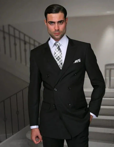 Statement Men's 2 Piece 100% Wool Fashion Suit - Bold Color