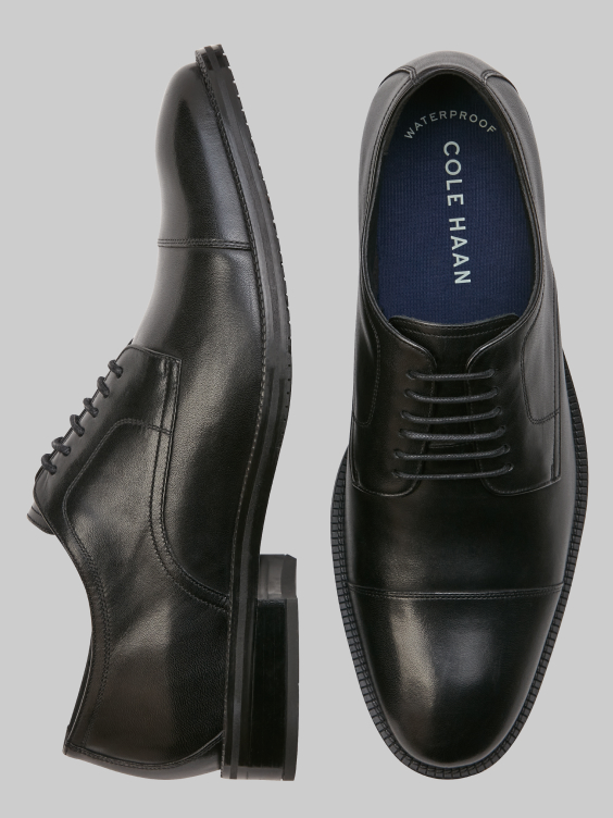 Modern Essentials Leather Waterproof Cap Toe Oxfords