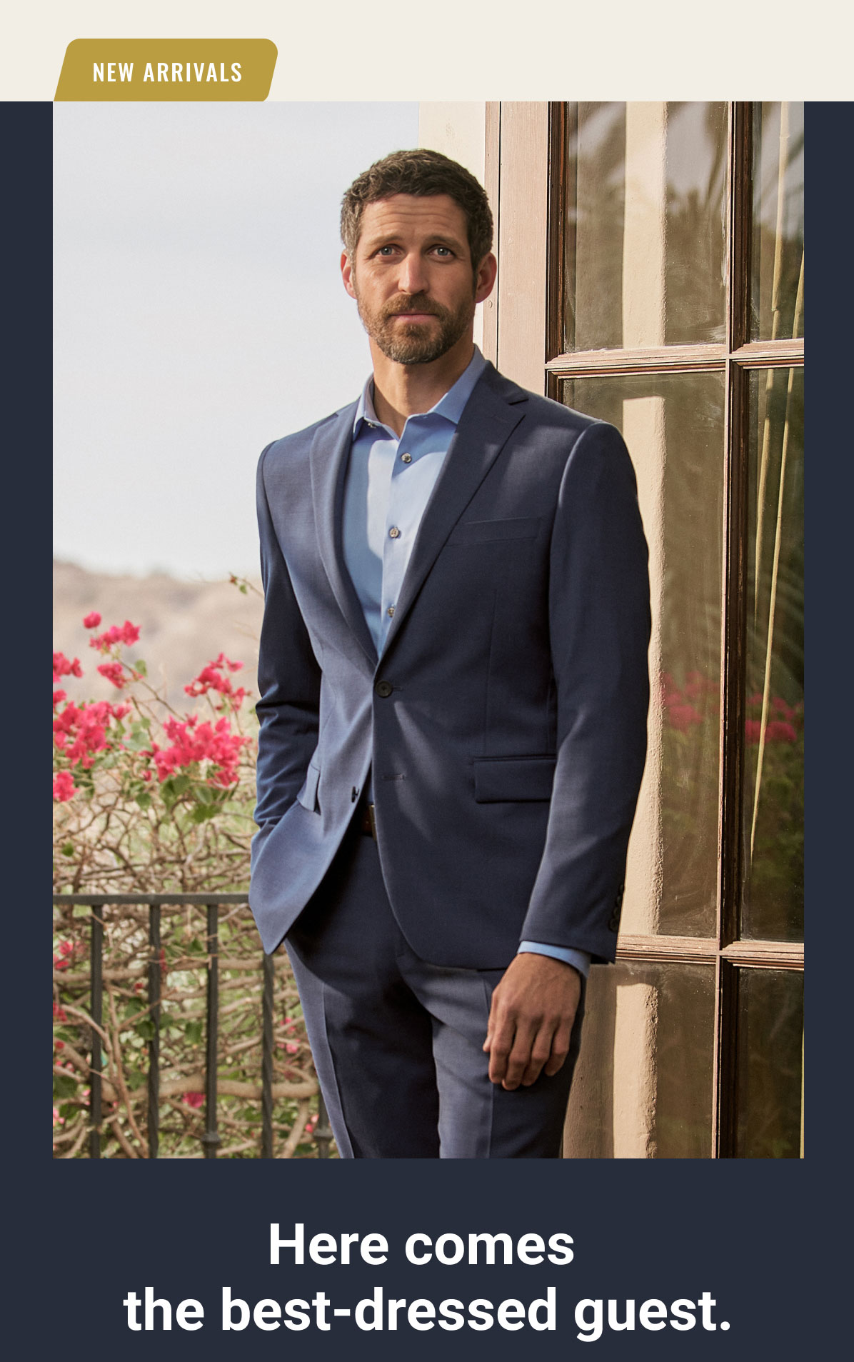 Here comes the best-dressed guest. | SHOP CHILLFLEX SUITS STARTING AT $499.99 | See terms below.