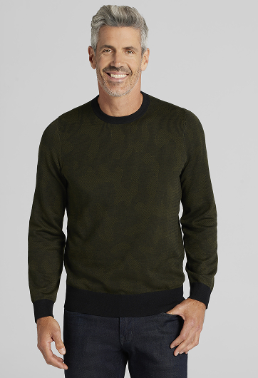 Camo Crewneck Sweater