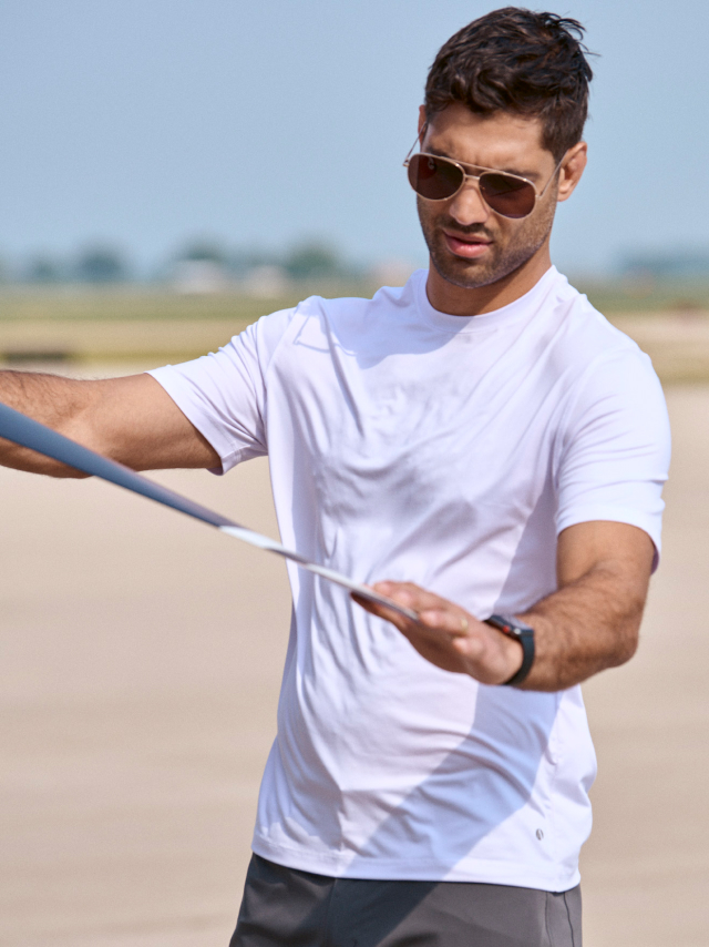 One tee, all day. Zero stains in sight. Feels like your favorite tee. Fights sweat like it's got something to prove. Break up with your backup shirt. Shop T-Shirts Starting at $24.99