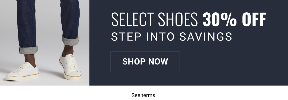 SELECT SHOES 30% OFF STEP INTO SAVINGS