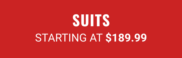 Suits Starting at $189.99